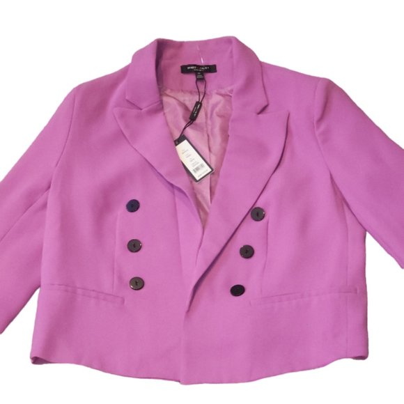 NWT Romeo & Juliet Couture Open Blazer in Orchid Pink Size: M - Picture 8 of 11